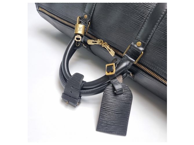 Louis Vuitton Borsa da viaggio Keepall Epice Boston Bag Black Unisex Nero - vista 10