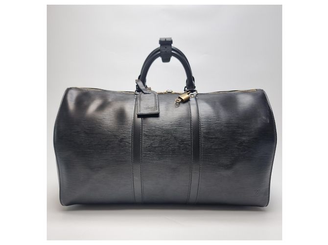 Louis Vuitton Borsa da viaggio Keepall Epice Boston Bag Black Unisex Nero - vista 2