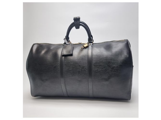 Louis Vuitton Borsa da viaggio Keepall Epice Boston Bag Black Unisex Nero - vista 3
