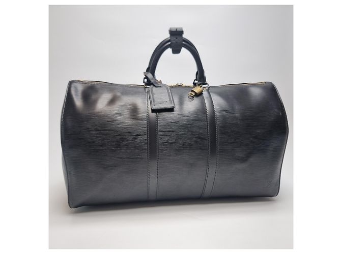 Louis Vuitton Borsa da viaggio Keepall Epice Boston Bag Black Unisex Nero - vista 4