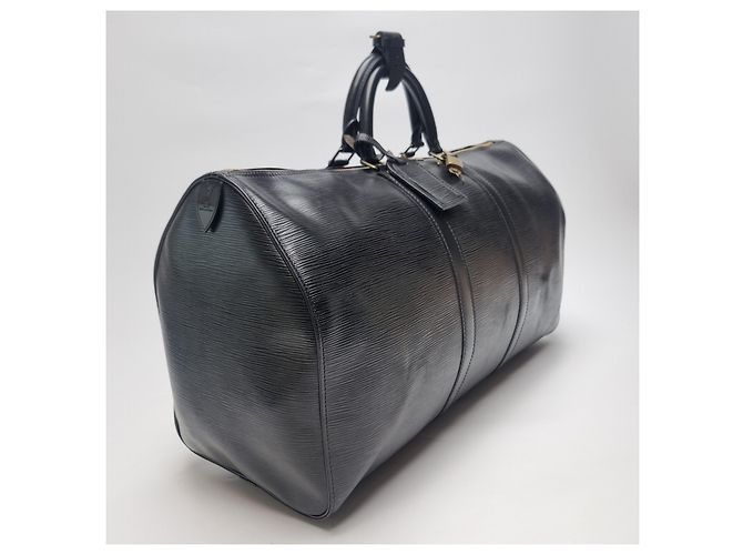 Louis Vuitton Borsa da viaggio Keepall Epice Boston Bag Black Unisex Nero - vista 5