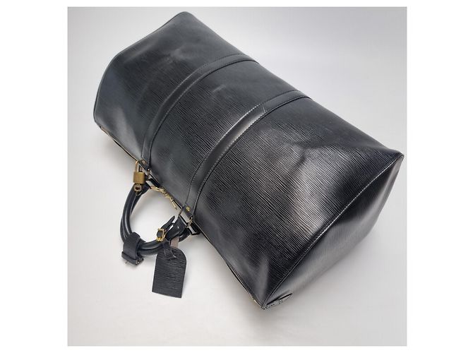 Louis Vuitton Borsa da viaggio Keepall Epice Boston Bag Black Unisex Nero - vista 9