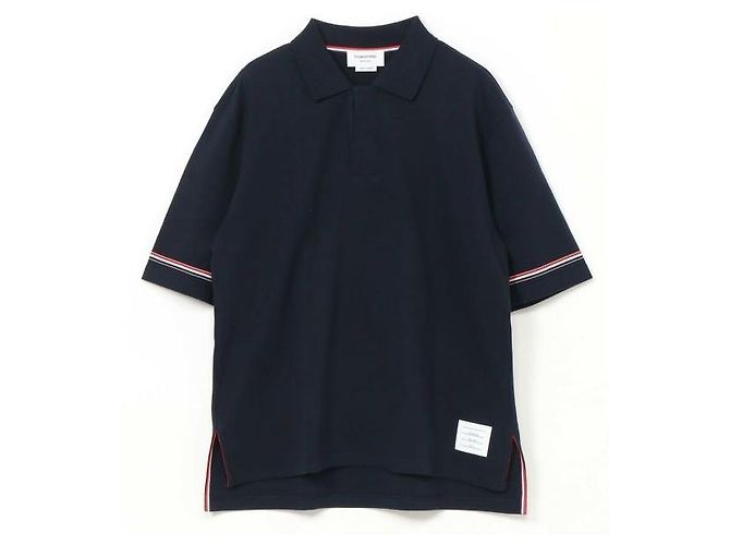 Thom Browne Baumwoll-Rugby- Polo Blau - Ansicht 3