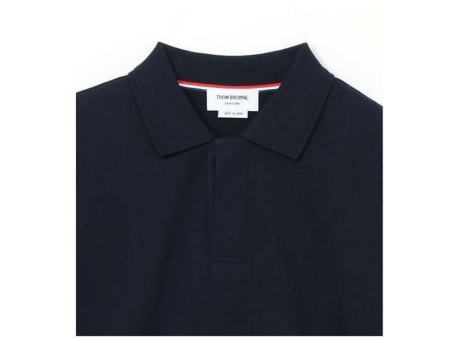 Thom Browne Baumwoll-Rugby- Polo Blau - Ansicht 5