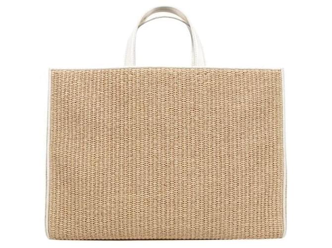 Givenchy Raffia-Tasche mit Logo Braun - Ansicht 3