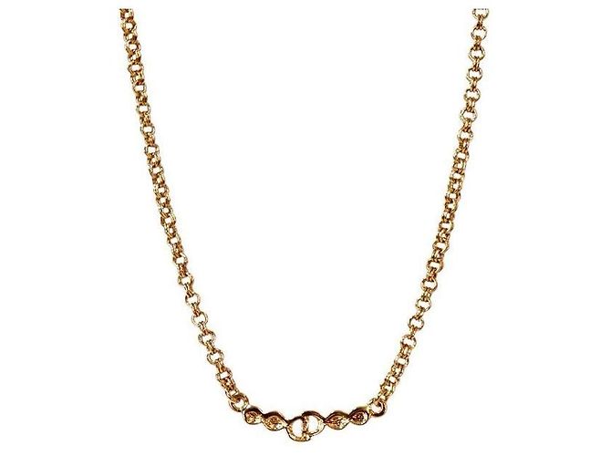 Dior Collar Cubic CD Gold Dorado - vista 2
