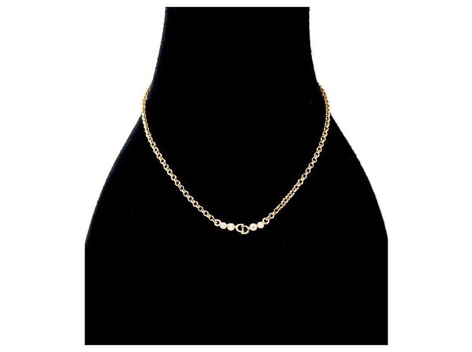 Dior Collar Cubic CD Gold Dorado - vista 5