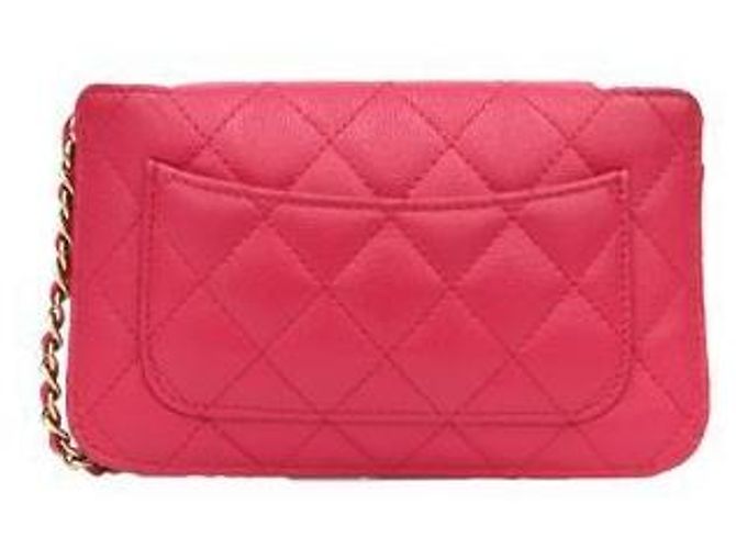 Chanel Bolso doble plegable rosa - vista 4