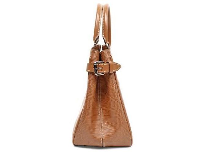 Louis Vuitton Borsa Tote Brea in pelle Epi marrone - vista 2