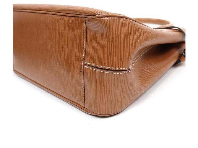 Louis Vuitton Borsa Tote Brea in pelle Epi marrone - vista 8