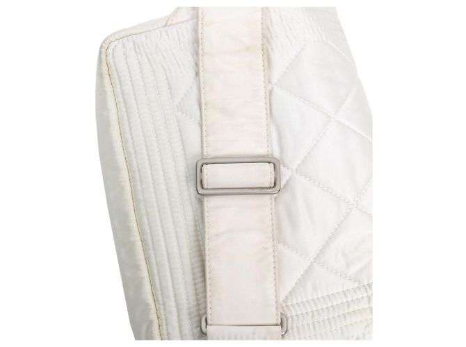Chanel Borsa a tracolla sportiva bianca - vista 8