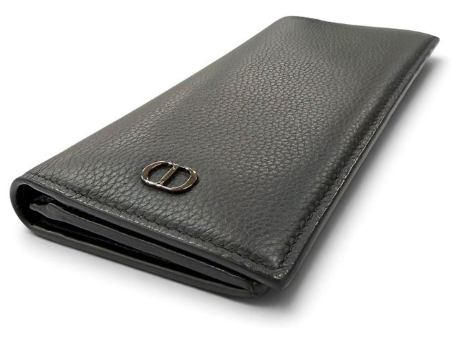 Christian Dior Dior Homme Leather Bi-Fold Long Wallet - view 3
