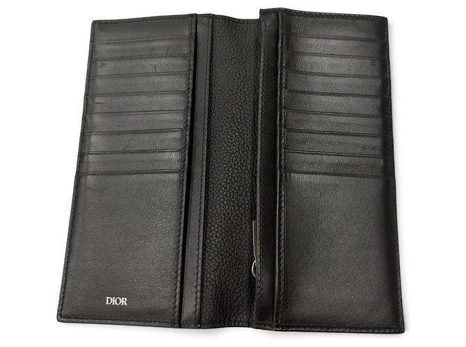 Christian Dior Dior Homme Leather Bi-Fold Long Wallet - view 4