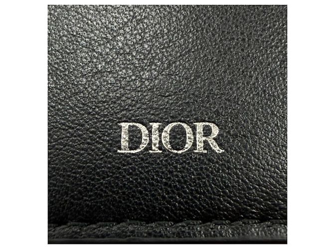Christian Dior Dior Homme Leather Bi-Fold Long Wallet - view 8