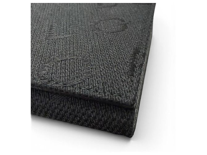 Bulgari Bvlgari Canvas Leather Logo Shoulder Wallet Black - view 8