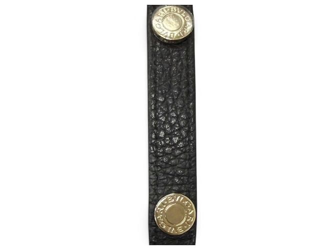 Bulgari Bvlgari Canvas Leather Logo Shoulder Wallet Black - view 9