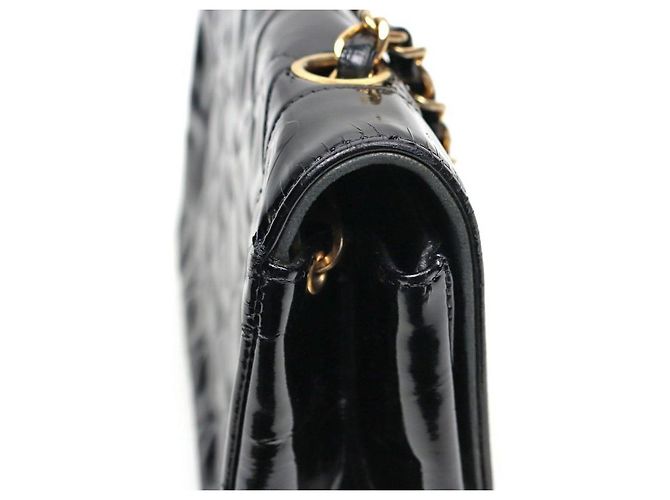 Chanel Borsa a spalla Diana in vernice nera Nero - vista 10