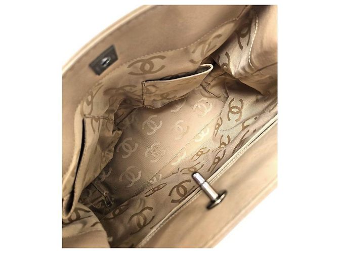 Chanel Beige CC Turnlock Schultertasche - Ansicht 5