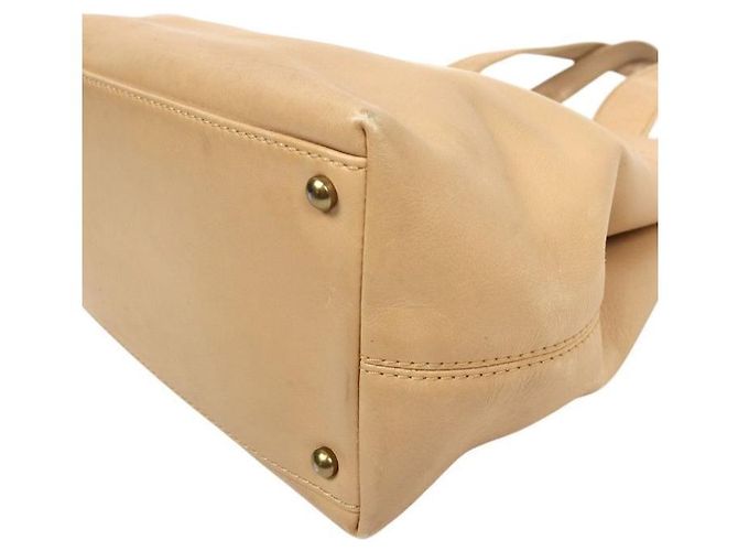 Chanel Beige CC Turnlock Schultertasche - Ansicht 8