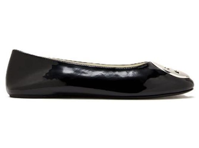 Tory Burch Ballerine Reva Nero - vista 3