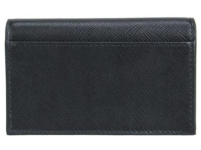 Prada Tarjetero Saffiano Negro - vista 4