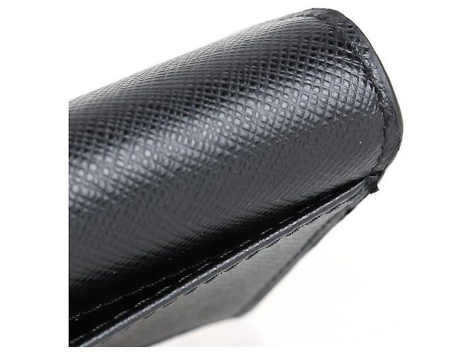 Prada Tarjetero Saffiano Negro - vista 9