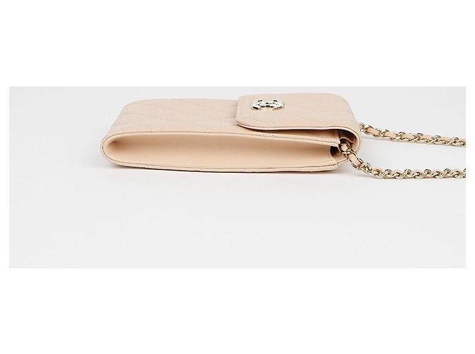 Chanel Mini borsa a tracolla e spalla porta-cellulare Logo Rosa - vista 5