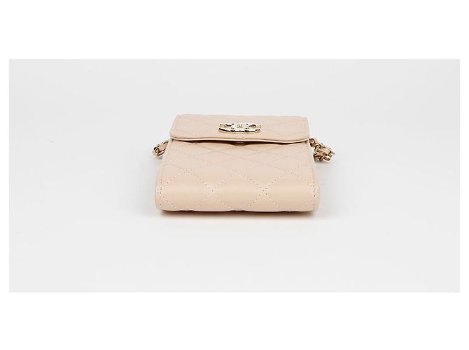 Chanel Mini borsa a tracolla e spalla porta-cellulare Logo Rosa - vista 6