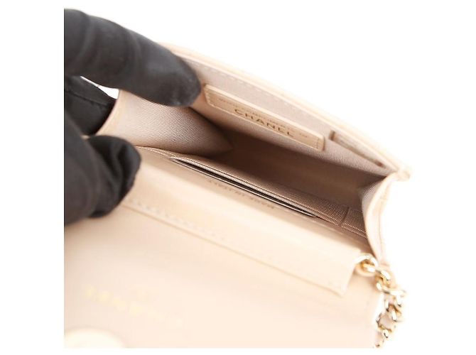 Chanel Mini borsa a tracolla e spalla porta-cellulare Logo Rosa - vista 9