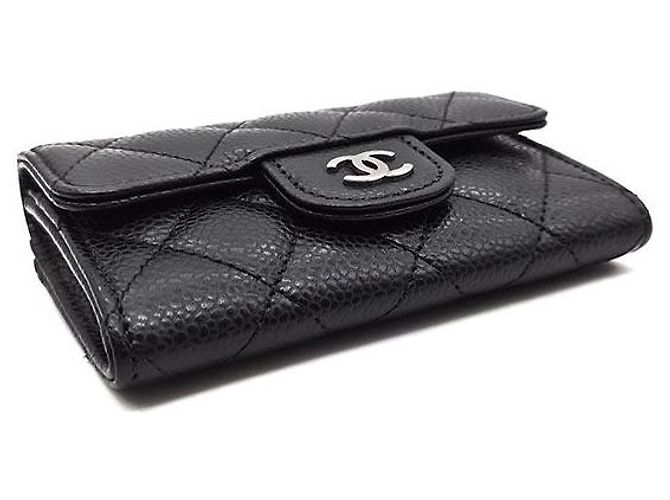 Tarjetero Chanel Caviar Negro - vista 5