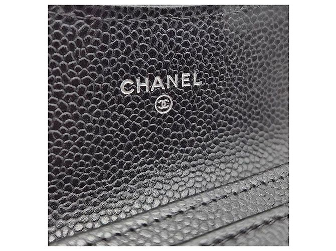 Tarjetero Chanel Caviar Negro - vista 7