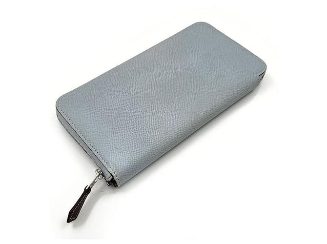 Hermès Cartera larga de seda Azul - vista 5