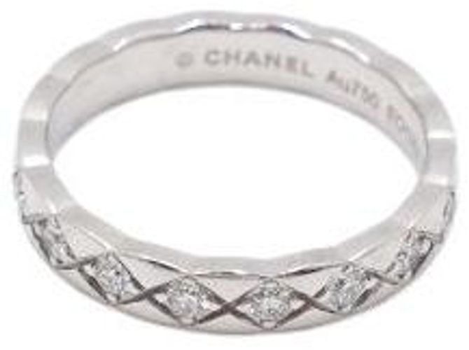 Chanel Anello Coco Crush in oro bianco e diamanti - vista 2
