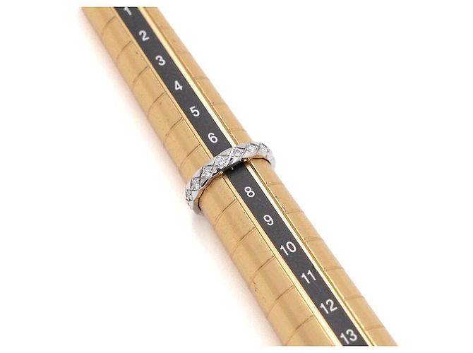 Chanel Anello Coco Crush in oro bianco e diamanti - vista 5