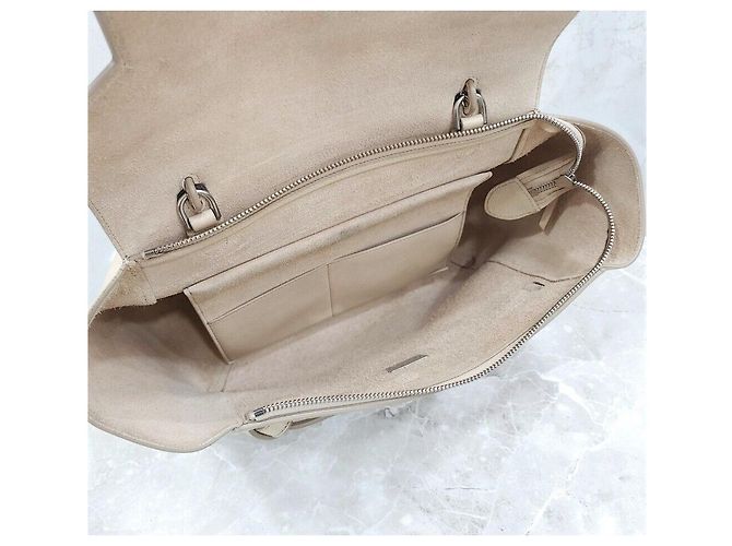 Belt Bag Céline Mini Borsa a Vita in Vitello Grana Light Top - vista 6