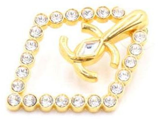 Chanel Multi-Crystal Gold CC Earrings Cruise Line Golden - view 2