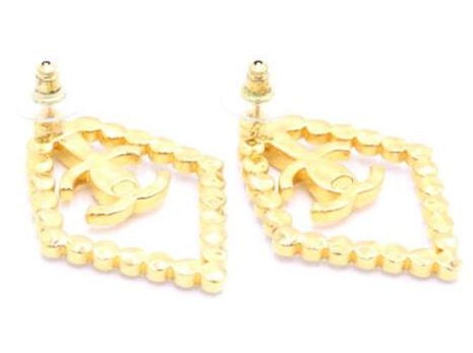 Chanel Multi-Crystal Gold CC Earrings Cruise Line Golden - view 3