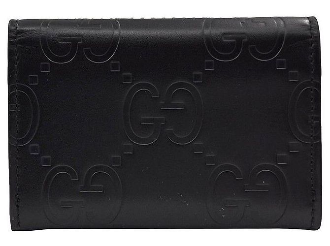 Gucci Tarjetero de piel GG Negro - vista 4