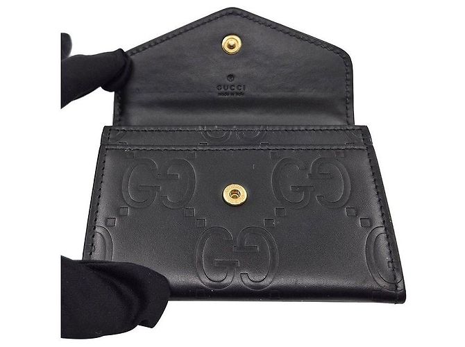 Gucci Tarjetero de piel GG Negro - vista 5