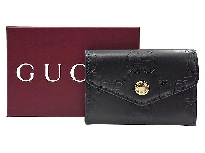 Gucci Tarjetero de piel GG Negro - vista 8
