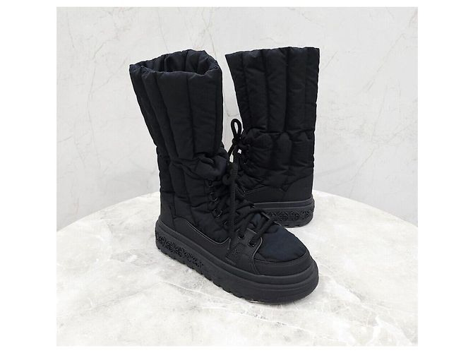Louis Vuitton Limitierte Monogram Puffer Boots Schwarz - Ansicht 3
