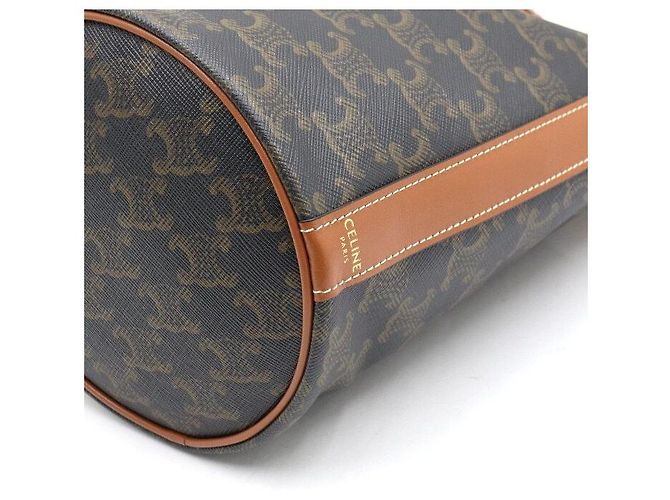Céline Borsa a secchiello piccola Triomphe a coulisse da spalla e crossbody Marrone - vista 6