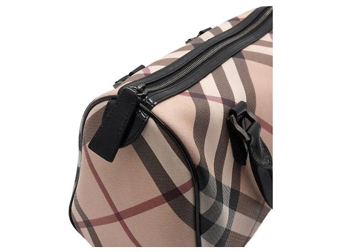 Burberry Bolso Boston de lona PVC Nova Check - vista 10