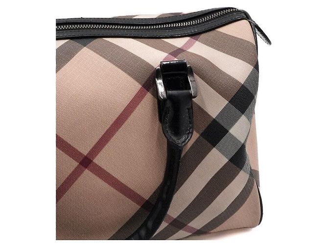 Burberry Bolso Boston de lona PVC Nova Check - vista 11