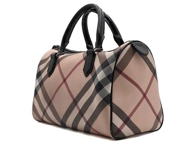 Burberry Bolso Boston de lona PVC Nova Check - vista 2
