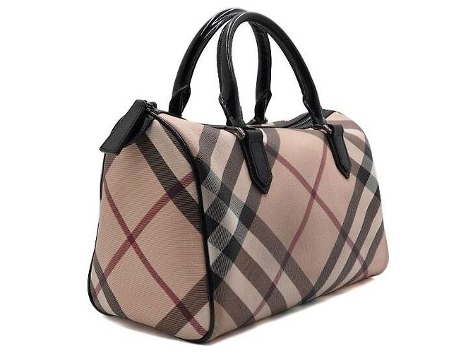 Burberry Bolso Boston de lona PVC Nova Check - vista 3