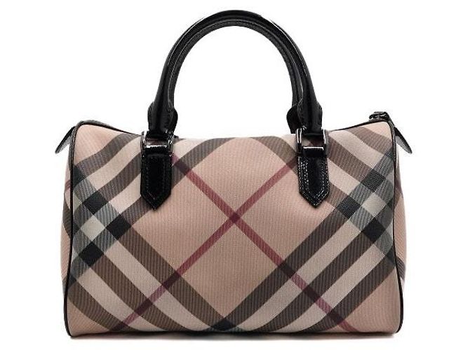 Burberry Bolso Boston de lona PVC Nova Check - vista 4