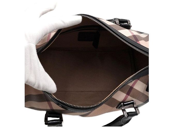 Burberry Bolso Boston de lona PVC Nova Check - vista 5