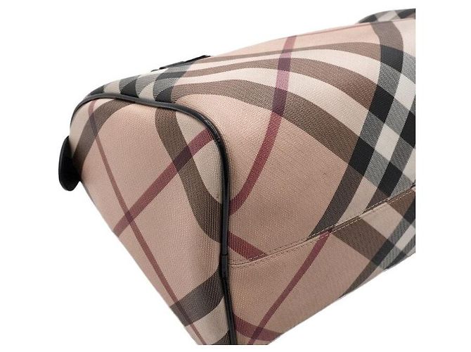 Burberry Bolso Boston de lona PVC Nova Check - vista 9