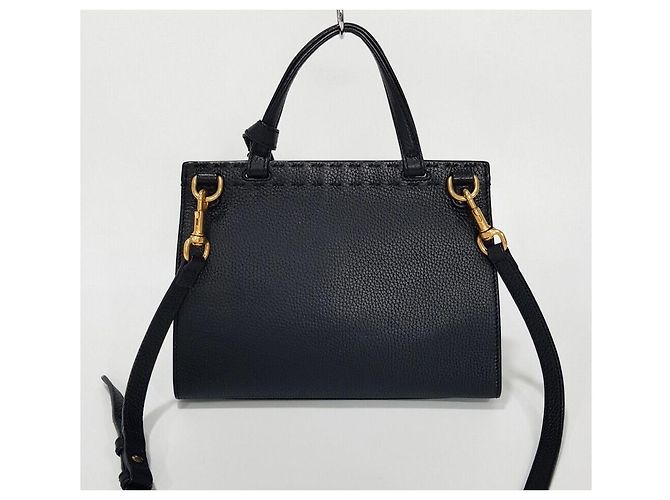 Gucci Borsa a mano e a tracolla Marmont con manico superiore Nero - vista 4